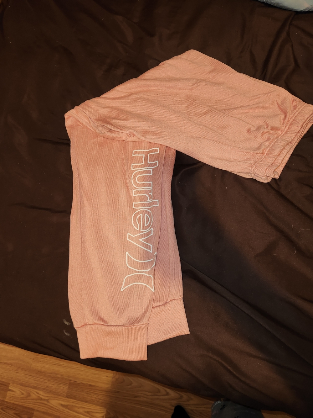 Hurley Rose Pink Logo Joggers for Kids